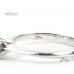  18К Бяло Злато Пръстен  със Сертифициран IGI  Диамант Bloom Jewellery